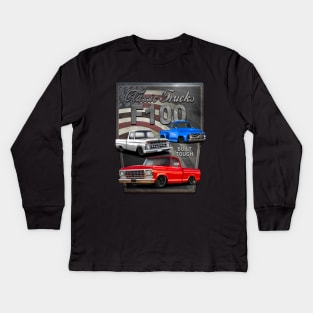 F100 Classic Truck Kids Long Sleeve T-Shirt